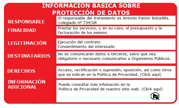 Informacion basica RGPD