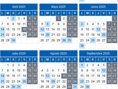 Calendario Fiscal 2025